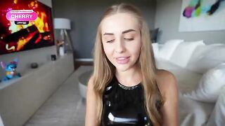 Babe fucked hard in her tight pussy with a big dick