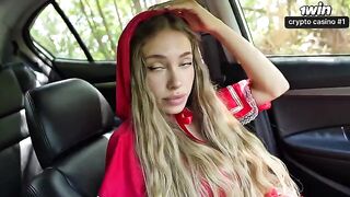 A little girl with a red hood turned into a passionate and lustful woman