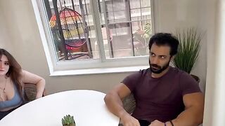 A girl gets a dick in her pussy, thanks to the stepdad’s role play