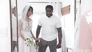 The bride chose a guy for marriage by the size of his cock