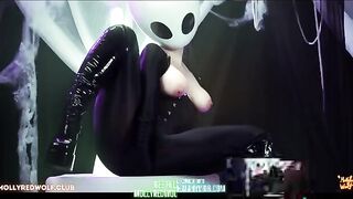 The whole world will wait while she gets fucked in an oily, latex scene