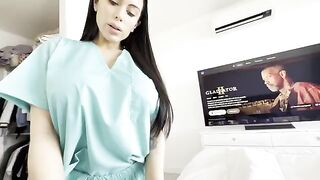 The peak of pleasure: where thoughts end and cries begin. A doctor fucks his patient in a steamy session