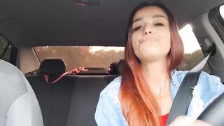 The girl had already seen the forced stop sign from Uber driver