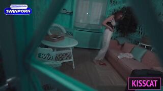 Hot step mom seduced me in our shared bed