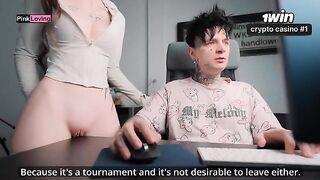 The girl was very missed her boyfriend's cock and got it