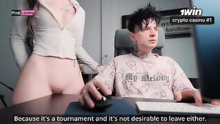 The girl was very missed her boyfriend's cock and got it