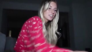 The pretty girl likes to be controlled gently by her boyfriend