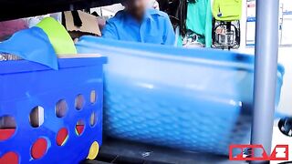 She jumped on a cock amidst papers and folders