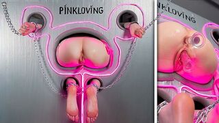 I like it when a girl has metal on her hands and rubber in her pussy