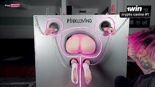 I like it when a girl has metal on her hands and rubber in her pussy