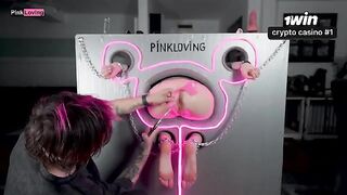 I like it when a girl has metal on her hands and rubber in her pussy