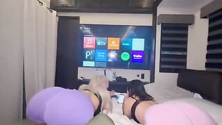 A prank with a stepsister turns into an unexpected threesome adventure