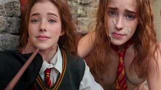 The hermione-granger cosplay compilation is full of wet pussy action