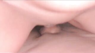 Then it flows out, but the moment remains - a hot cum in pussy scene