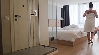 A girl is having anal sex and she is asking for more