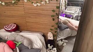 A girl took a guy’s cock in her hands, as if it were a treasure