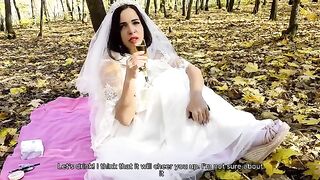 A wedding day is not a barrier for a hot Russian wife to cheat