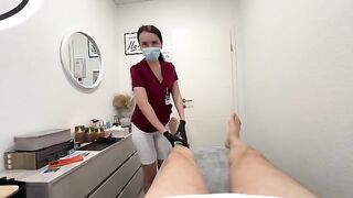 Before getting sucked, let's smooth out all the hairs first