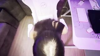 A cute girl agreed to pay for her studies, she braced herself against the wall and stuck her butt out at Lena