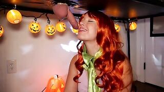 I set the rhythm with my lips, you just moan - a spicy Halloween treat