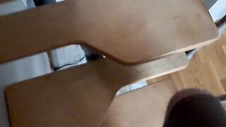 A cute 18-year-old girl relaxes with a vibrator and fucks in POV