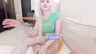 An interview turned into a casting for a sexy Latina star