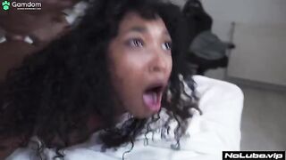 A young and sexy girl is about to reach orgasm when fucked hard