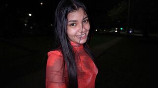 She wants her boyfriend to push his dick into her wet pussy