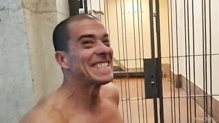 Two guys fuck a hooker with their dicks in her mouth