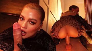 You can put it in your mouth, and there's a net on top - a busty teen's wild ride