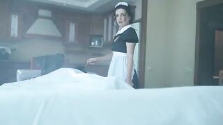 The ghostly maid had a great sex on Halloween