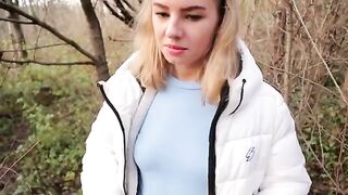 Ava Monn took a risk and had sex with her friend in the park outdoors