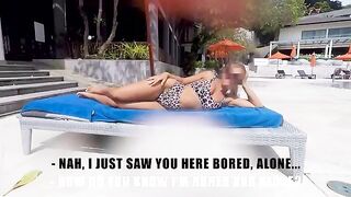 Met a girl at the swimming pool, fucked her hard