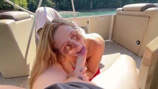 Messy double creampie on a beautiful pleasure cruise spring break