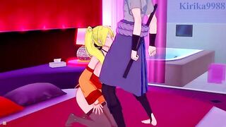 Naruko Uzumaki brings Sasuke Uchiha back home by fucking him (3D hentai)