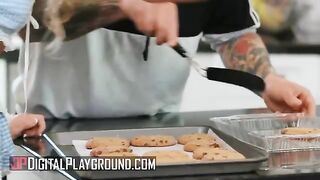 Petite teen Khloe Kapri gets her cookie dough reward