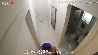 Nanny, played by petite Anastasia Knight, celebrates New Year’s Eve wildly