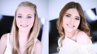 Hannah Hays and Ariel McGwire in an intense POV blowjob scene