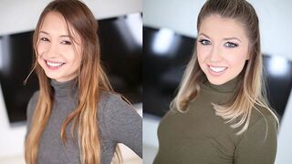 Busty Taylor Sands and petite Akarra Summers in action
