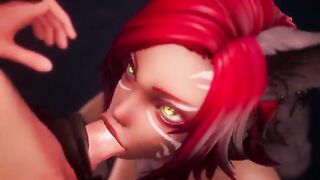 Taron has sex with Captain in a steamy anime scene