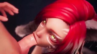 Taron has sex with Captain in a steamy anime scene